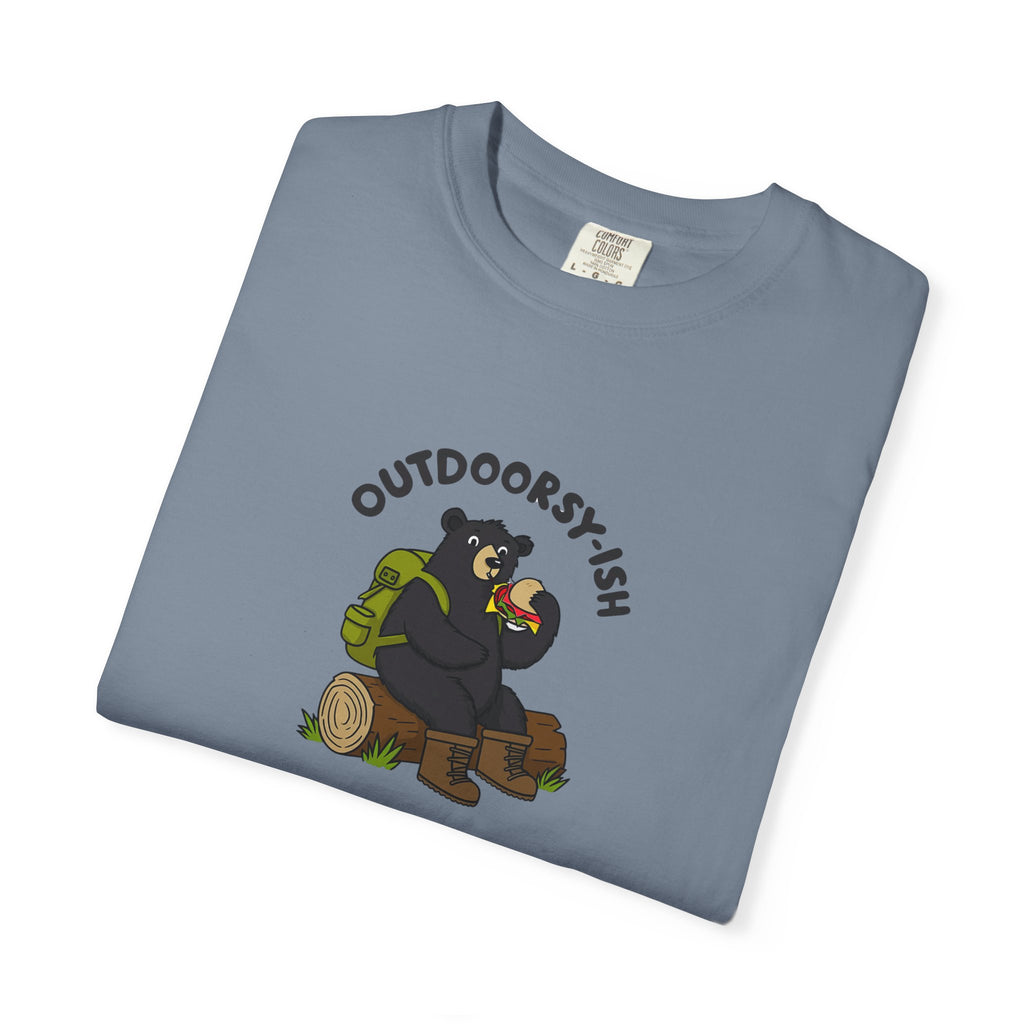 Outdoorsy-ish Bear Graphic T-Shirt