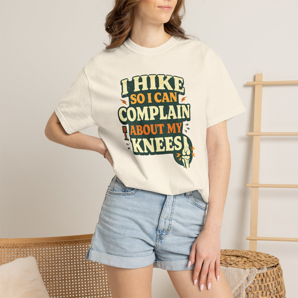 I hike so i can complain about my knees- Tshirt