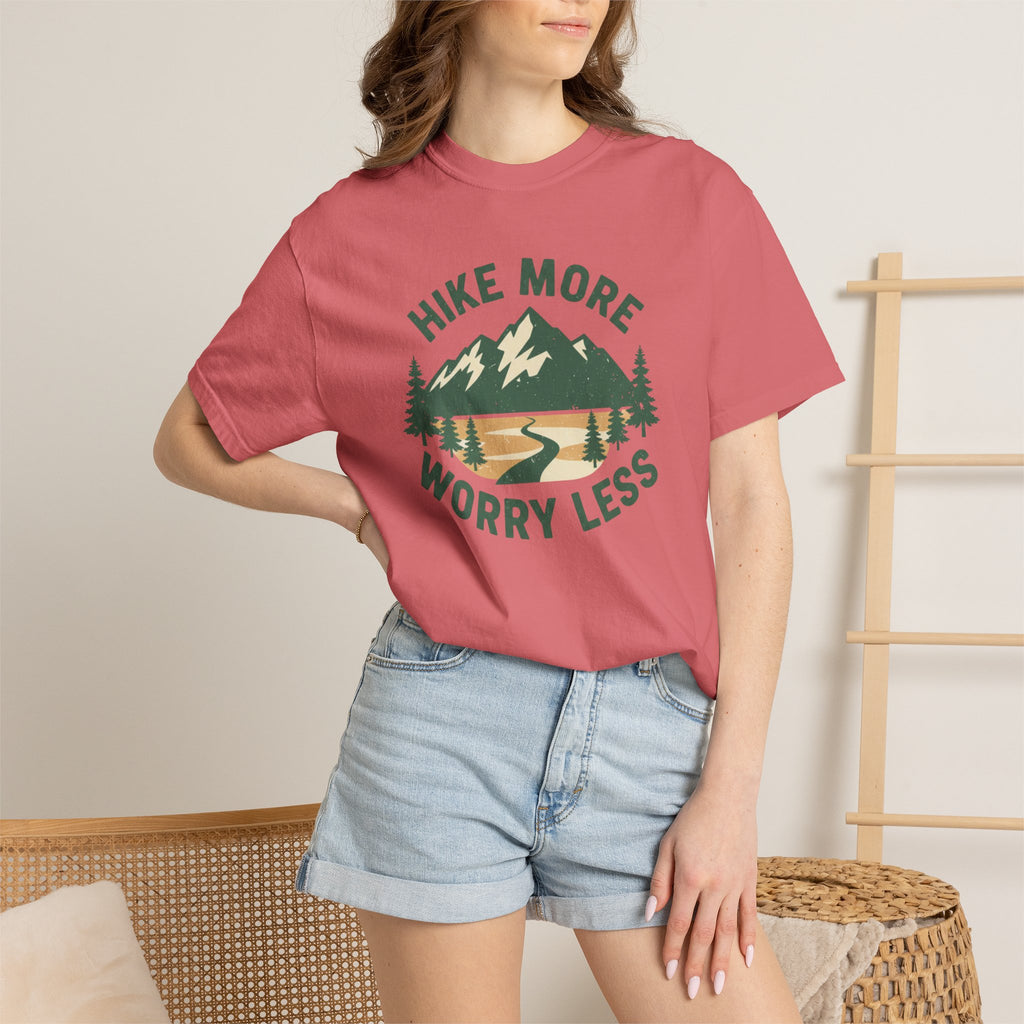 Hike more Worry less- Tshirt